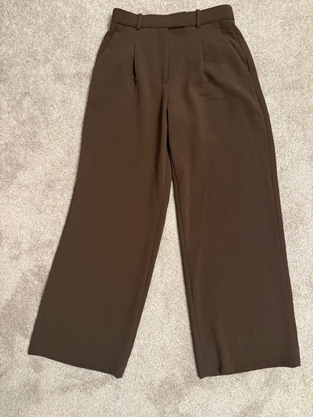 Abercrombie & Fitch Brown High-Rise Trousers